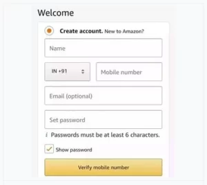 Amazon पर Account कैसे बनाये 