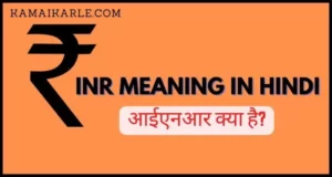 INR Meaning in Hindi 
