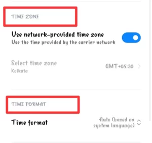 Mobile में Time कैसे सेट करे 
