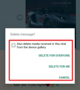 WhatsApp पर भेजा गया Message Delete कैसे करें