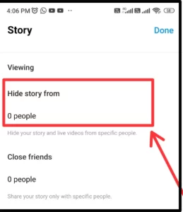 Instagram Story Hide कैसे करें