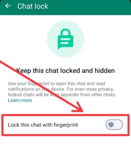 WhatsApp Chat Lock कैसे करे 